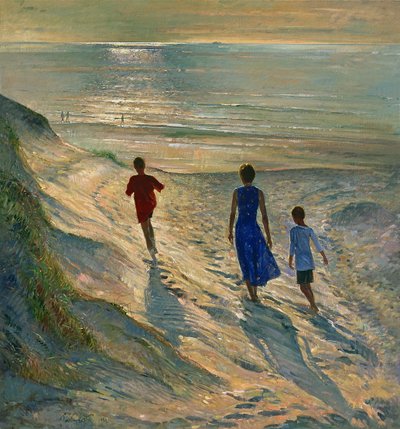 Beach Walk, 1994 by Timothy Easton